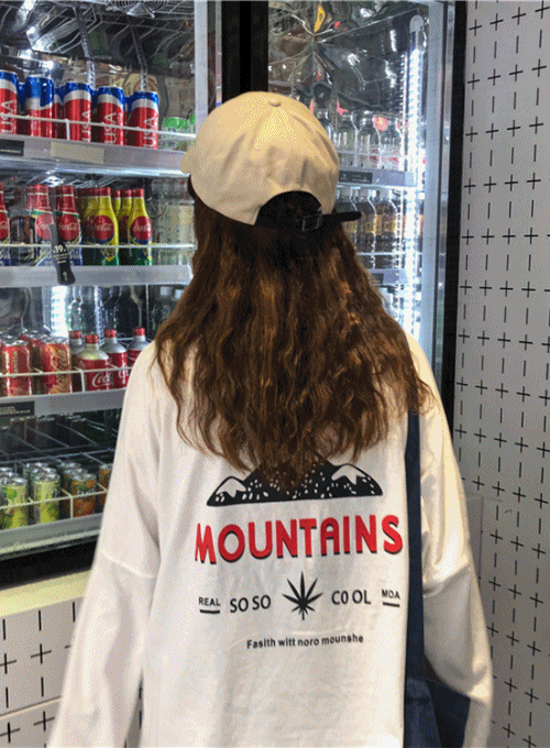 (당일출고)MOUNTAINS 산꼭대기 티셔츠